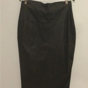 Black faux leather skirt. I wore one time. Excellent condition